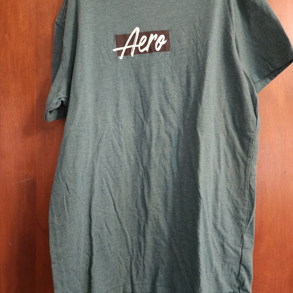 Aeropostale Forest Green Aero Logo Short Sleeve Tee